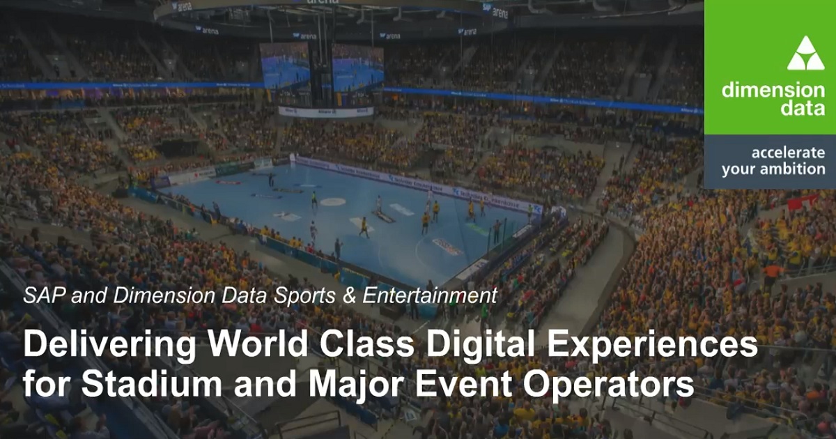 How Dimension Data and SAP are enhancing the sports fan experience