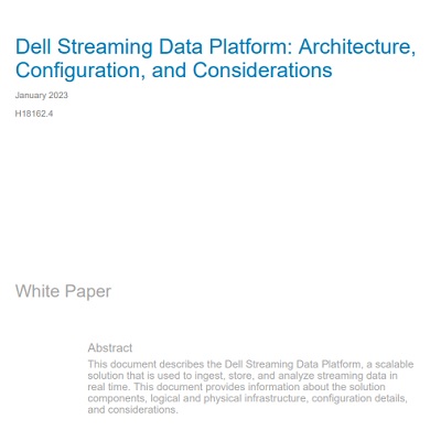 Dell Streaming Data Platform: Architecture