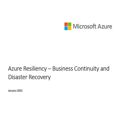 Azure Resiliency – Business